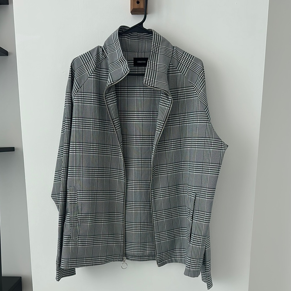 Christos Gray Soft Lightweight Shirt Jacket